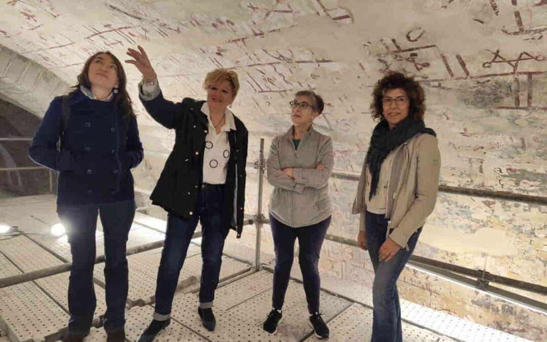 Horma pinturak berreskuratzen Miñaogutxin
