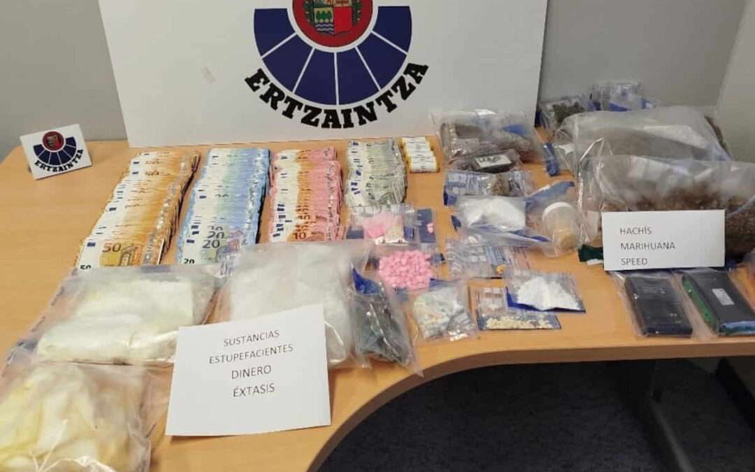 Un detenido en Laudio por tráfico de drogas