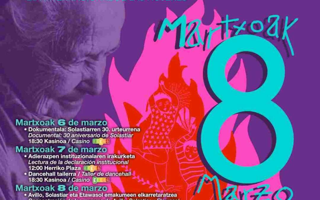 Laudio celebra el 8M durante todo marzo