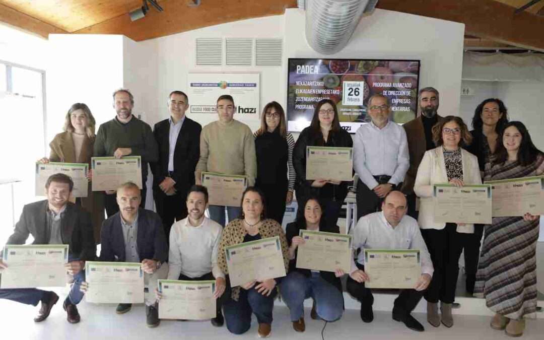 Arkaute forma a 20 profesionales de empresas agroalimentarias