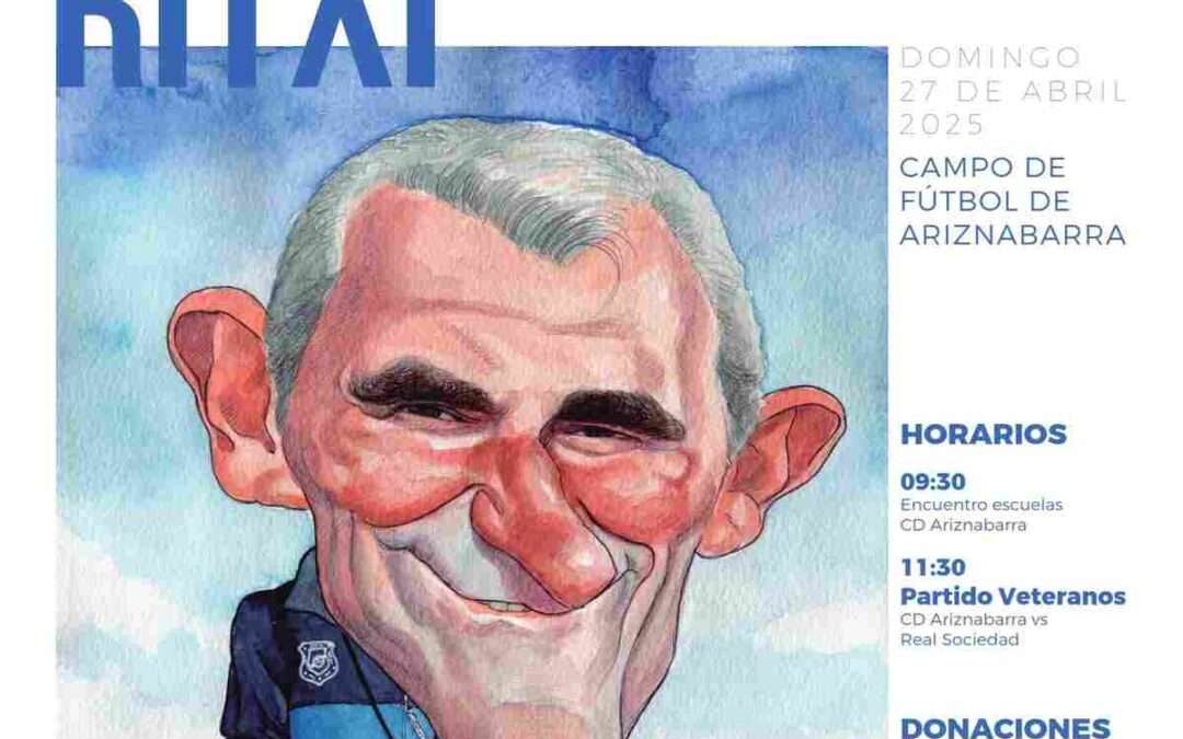 El Ariznabarra organiza un partido solidario en homenaje a su entrenador ‘Ritxi’, afectado por ELA