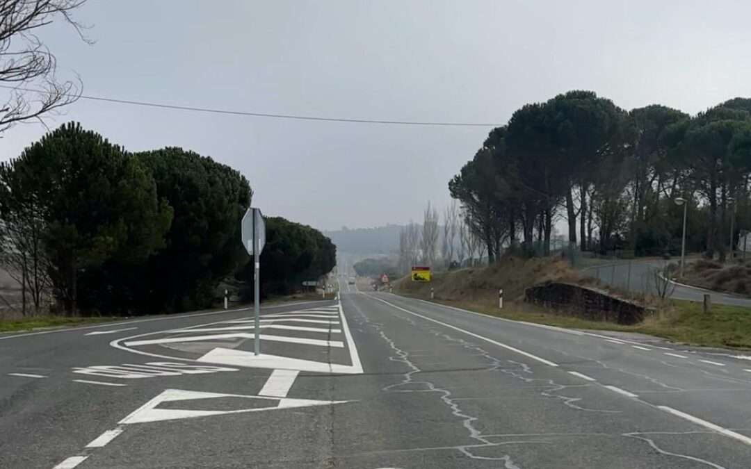 La Diputación mejorará la iluminación en el cruce de Leza