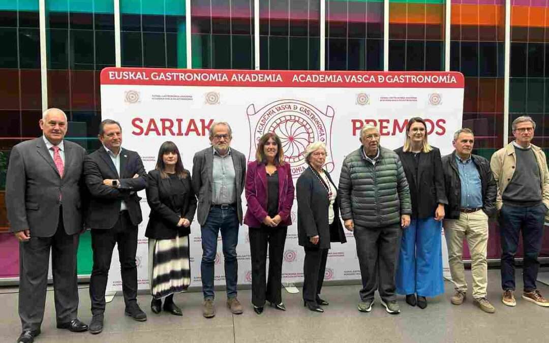 Entrega de los premios de la Academia Vasca de Gastronomía