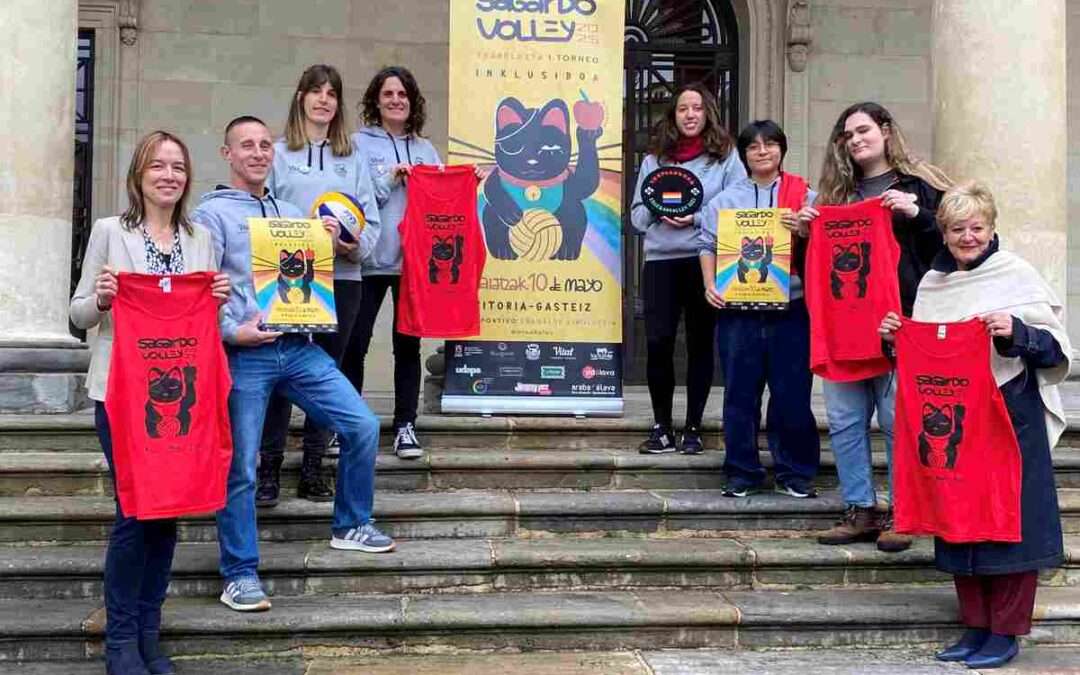 El voleibol brilla el sábado en Gasteiz como un arco iris