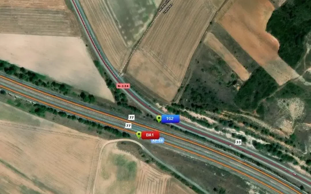 Fallecen dos jóvenes de 22 años en un accidente en la N-124, en Berantevilla