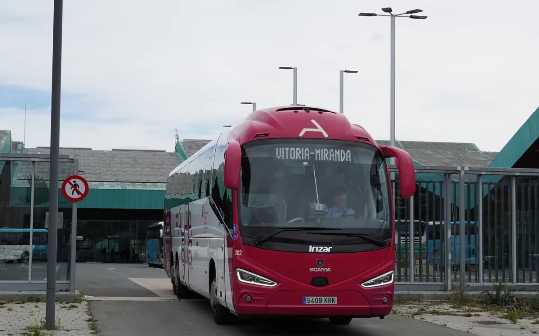 El número de viajeros de Álavabus aumenta un 13% en el primer semestre de 2025