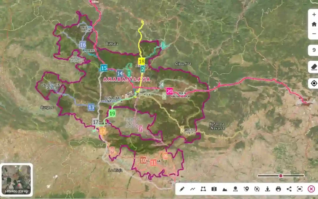 Alavabus y Transporte Comarcal ya se pueden consultar en GeoAraba