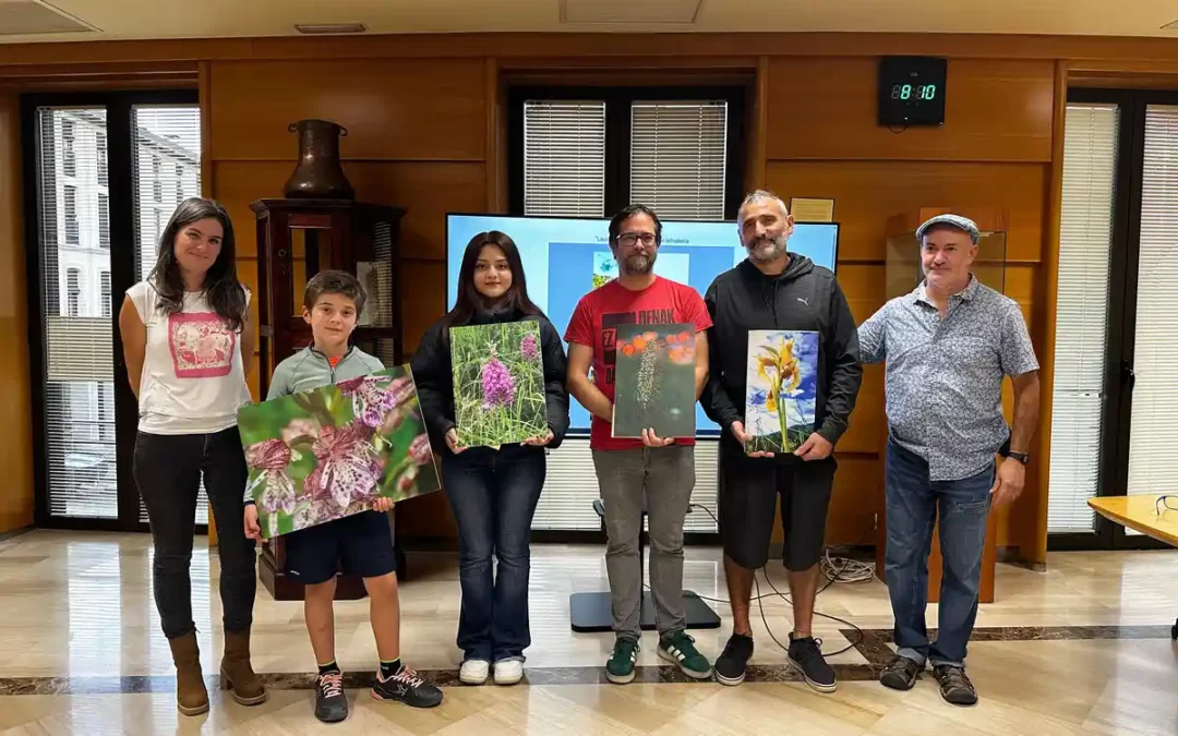 Premio a las mejores imágenes del concurso fotográfico ‘Orquídeas de Laudio’