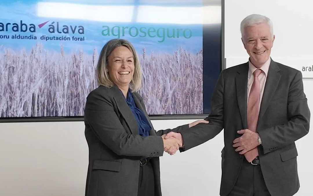 La Diputación y Agroseguro firman un convenio para agilizar las ayudas al campo alavés