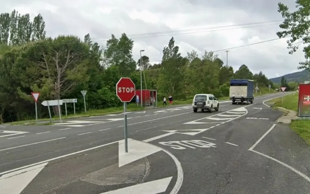 Alavabus traslada este mes una de las paradas del Hospital de Leza para mejorar su seguridad