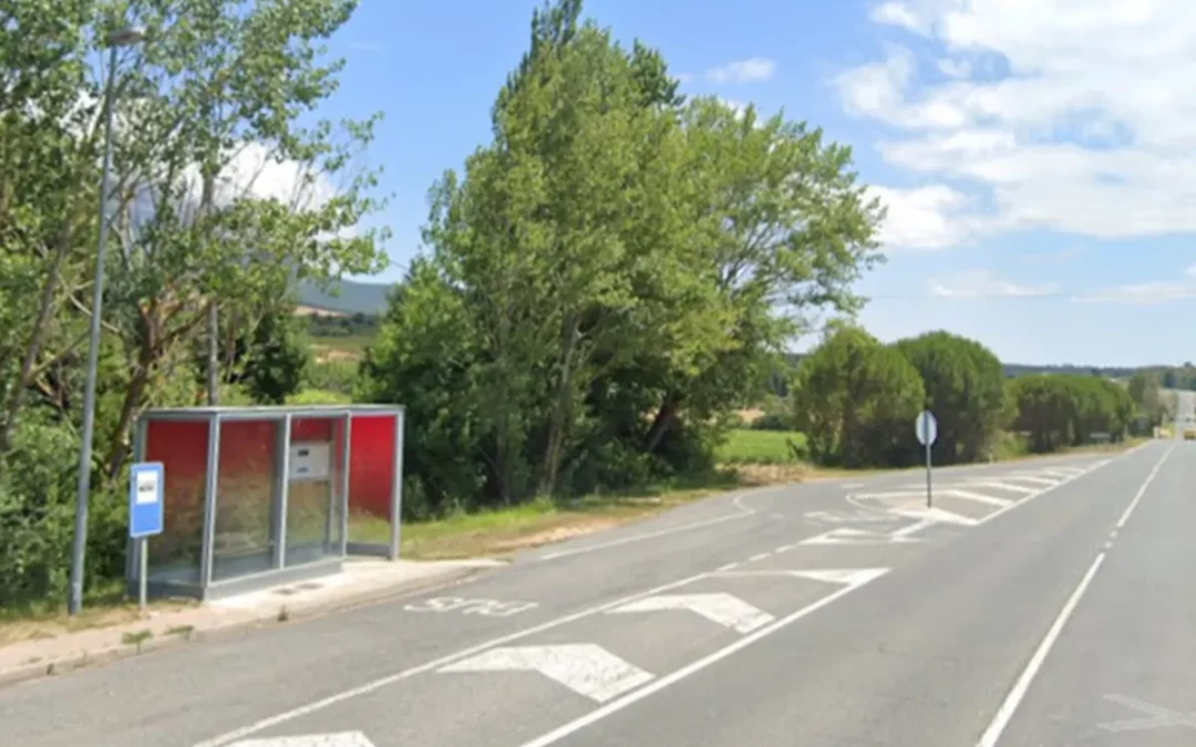 El traslado de la parada de Alavabus de Leza se realizará este viernes