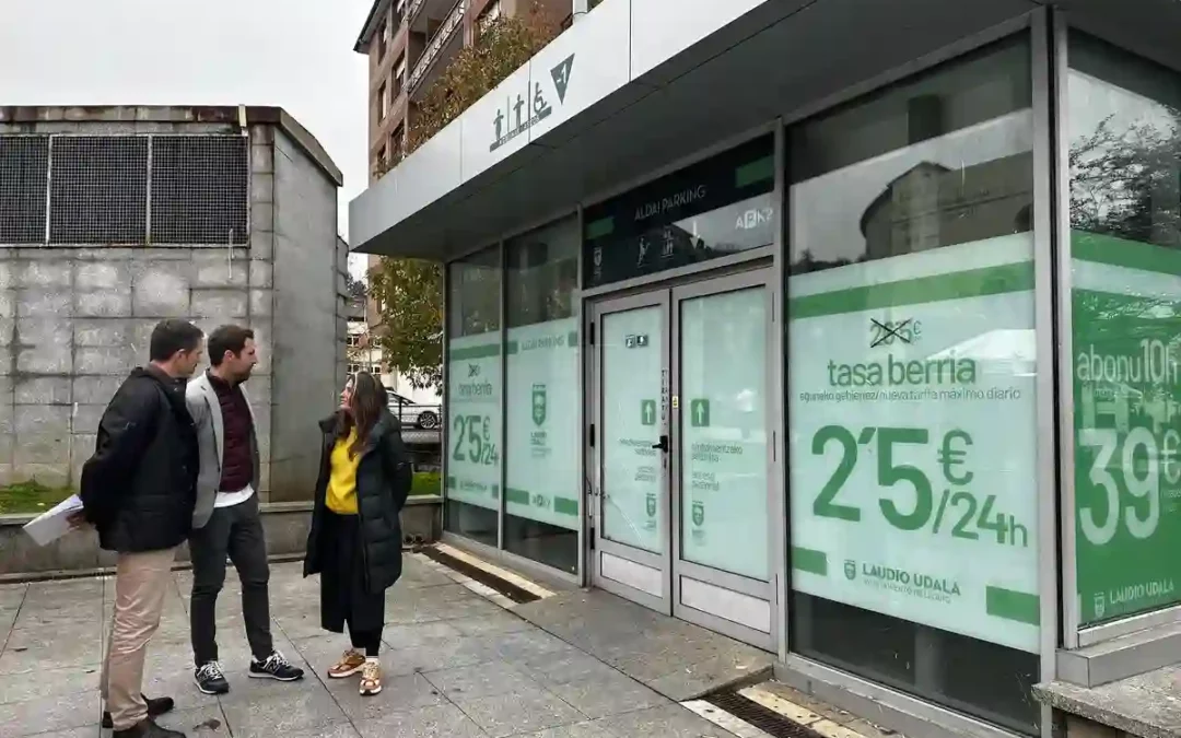 El parking Aldai de Laudio rebaja su tarifa diaria un 90%