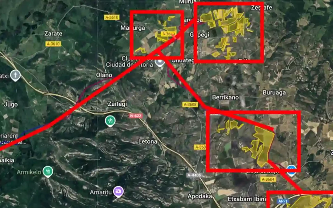 Solaria plantea tres nuevos parques en Etxabarri-Ibiña, Berrikano y Manurga