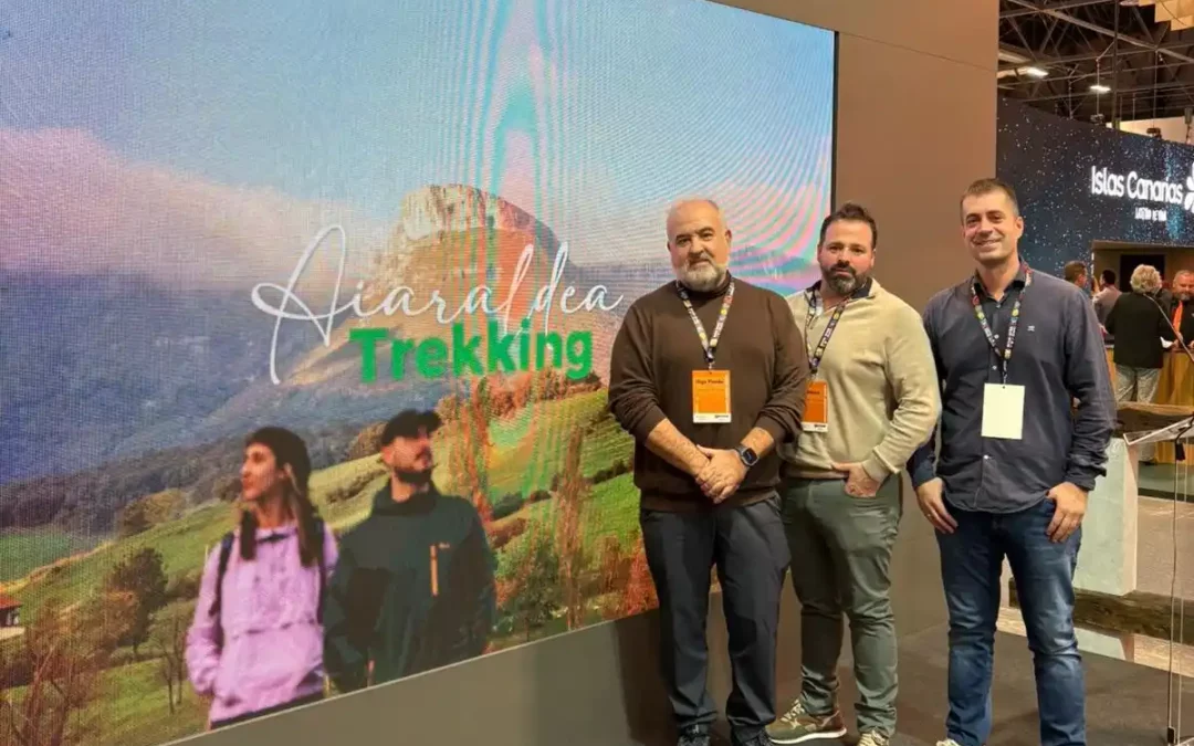 Aiaraldea presenta en Fitur su apuesta por un turismo sostenible con Aiaraldea Trekking y el distintivo DTI