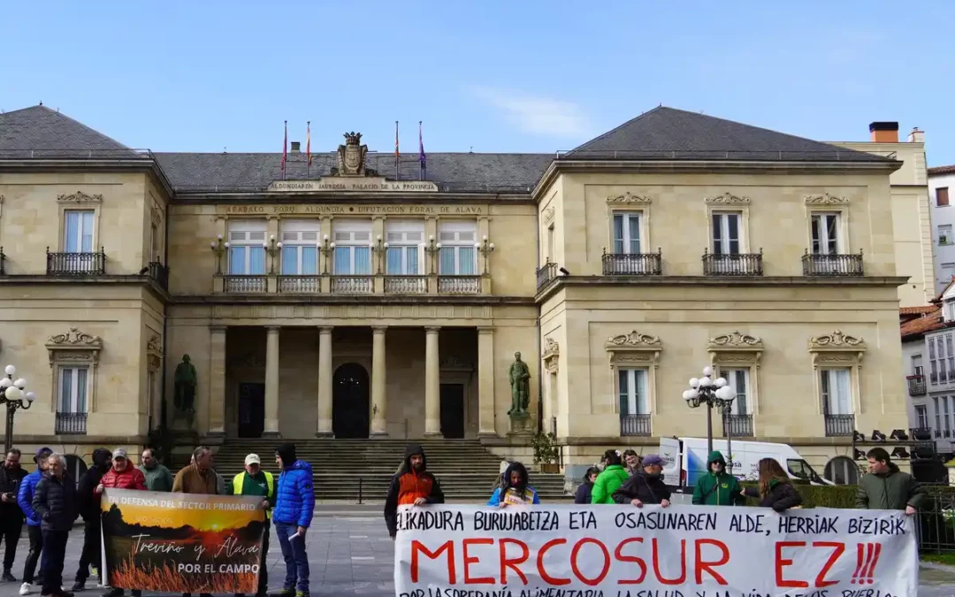 El campo alavés pide a la sociedad que se movilice este sábado en Gasteiz para detener el acuerdo UE-Mercosur