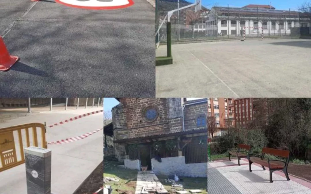 Completadas varias obras menores en los barrios de Laudio
