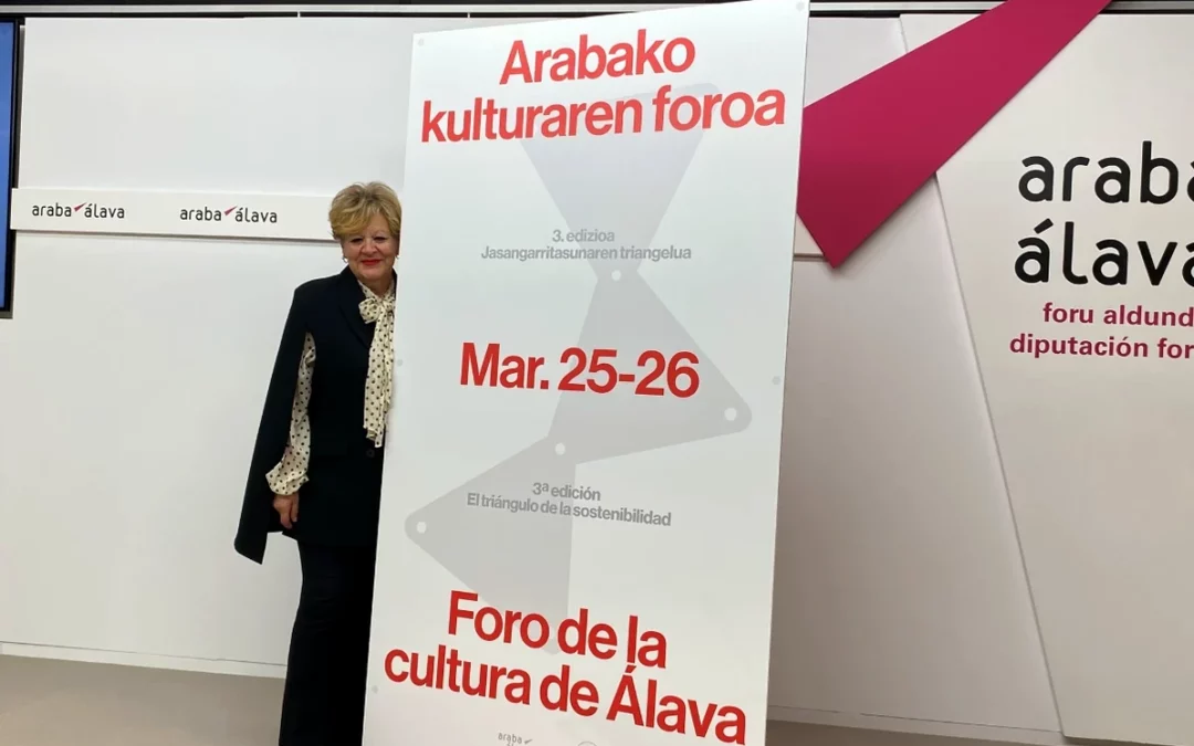 El III Foro de la Cultura de Álava abordará el papel de la cultura como motor de sostenibilidad