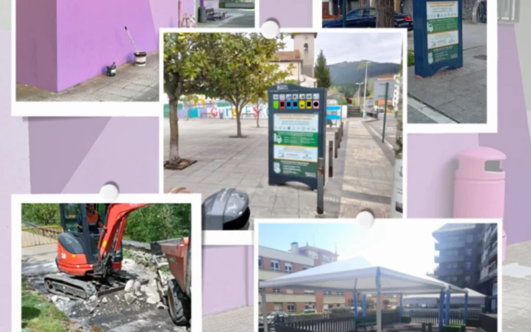 Las obras y mejoras de Laudio en abril
