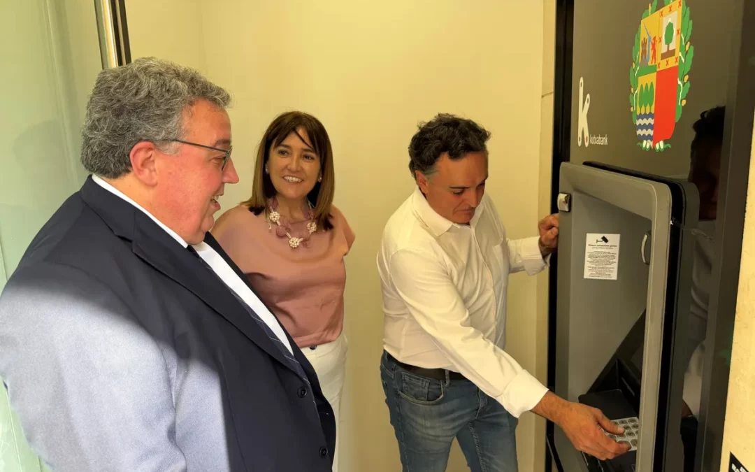 Añana, Elburgo y Peñacerrada tendrán cajeros automáticos antes de verano