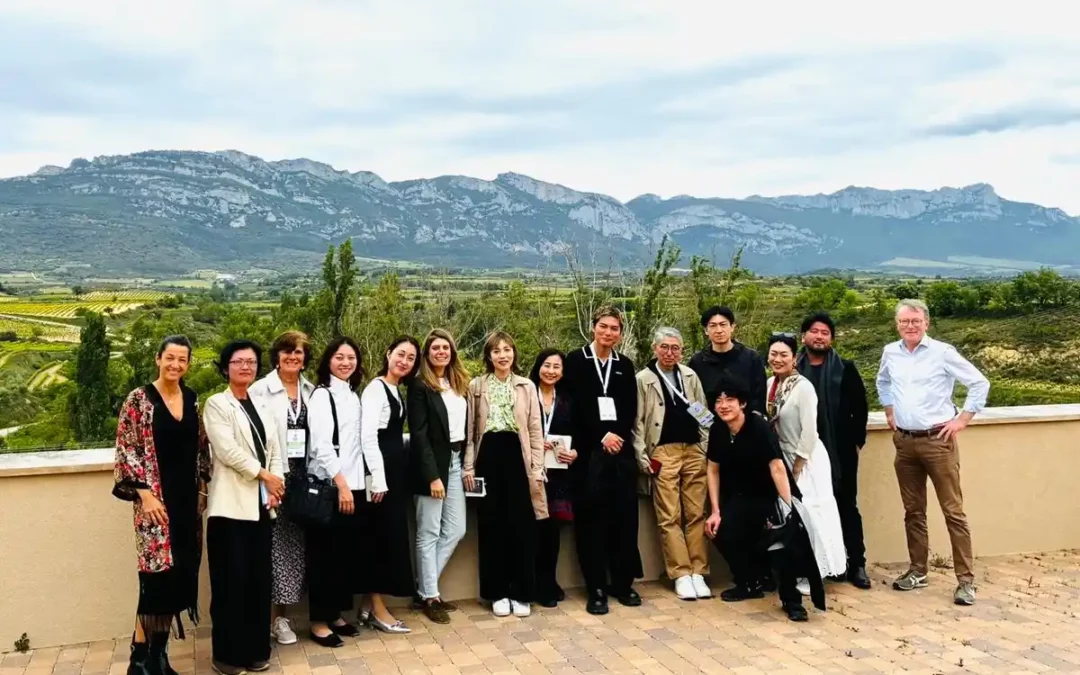 El sector vitivinícola vasco recibe a una delegación japonesa