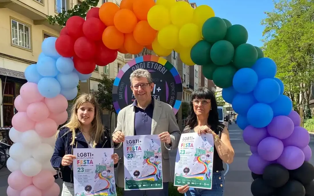 Vitoria-Gasteiz visibiliza la red vasca de puntos seguros LGBTI+ con una jornada abierta a toda la ciudadanía