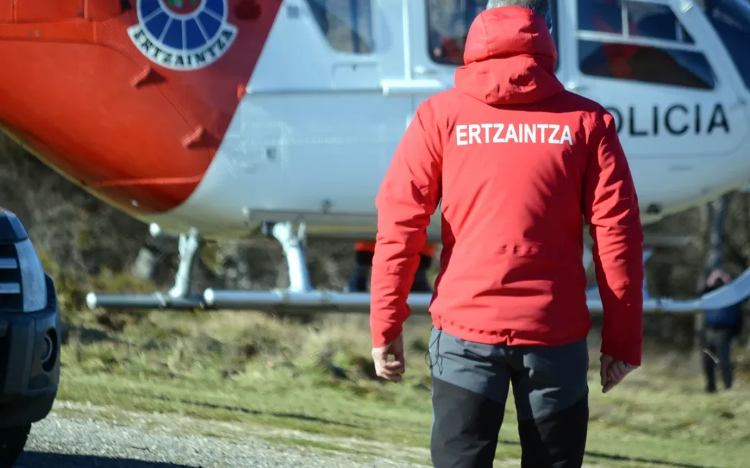 Rescatada una montañera herida tras sufrir una caída en el Gorbea