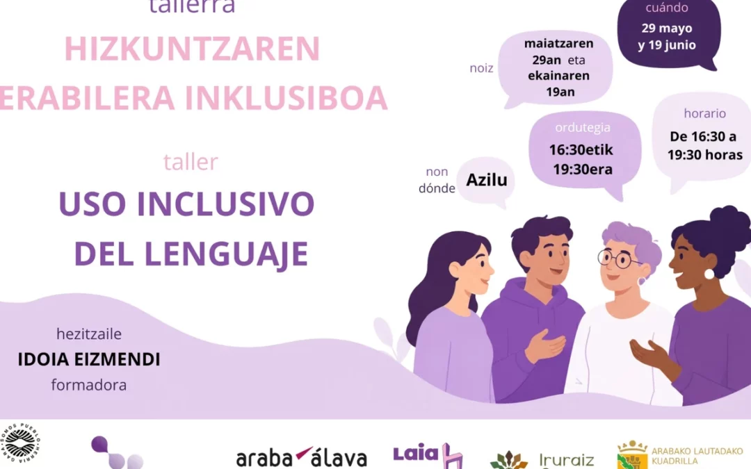Azilu acogerá dos talleres sobre uso inclusivo del lenguaje dirigidos al medio rural alavés