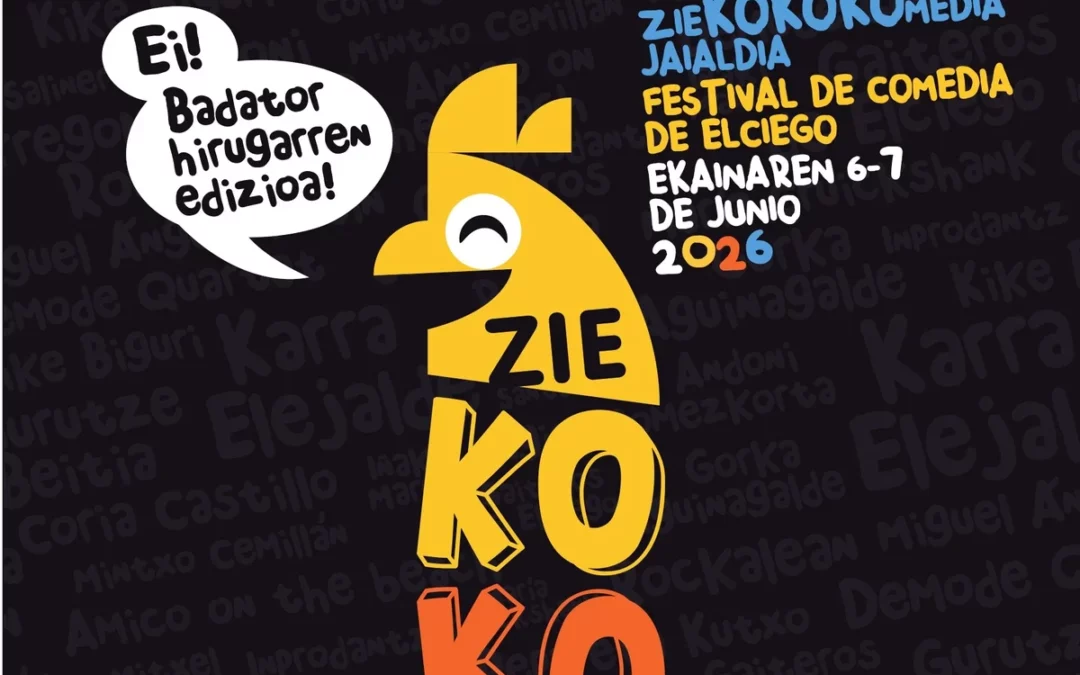 Elciego volverá a convertirse en la capital del humor con una nueva edición del festival ZieKOKOKOmedia