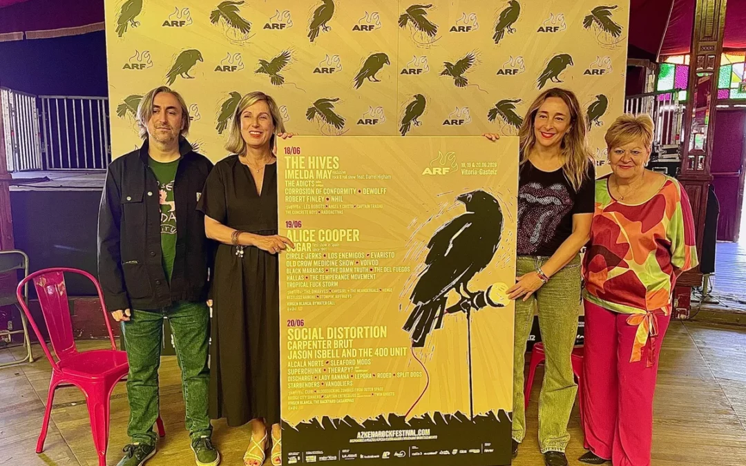 Azkena Rock Festival 2026: Cita desde este jueves con The Hives, Alice Cooper o Social Distortion en Mendizabala