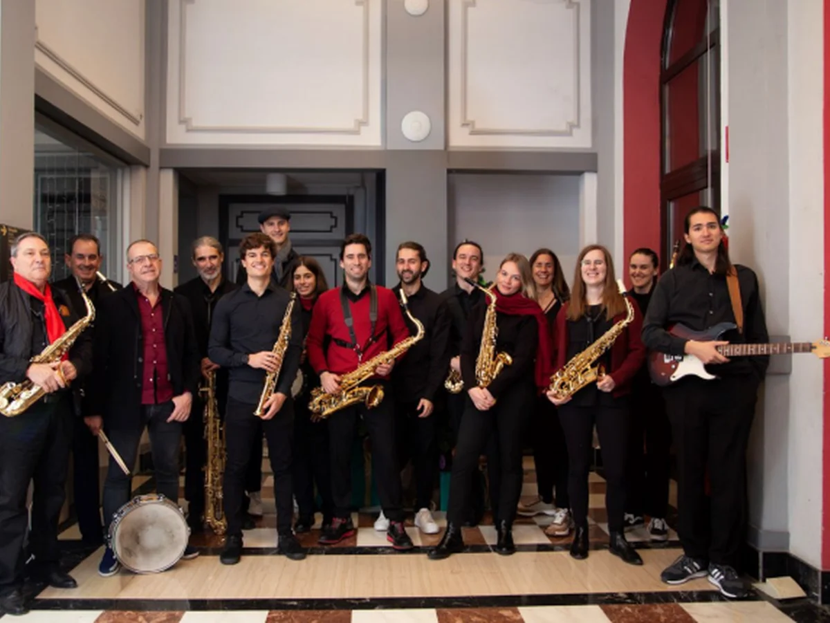 Integrantes de BART SAX durante una actuación musical