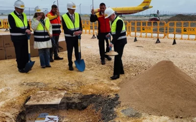 Arrancan en Foronda las obras del segundo mayor hangar de mantenimiento de aviones de DHL en Europa