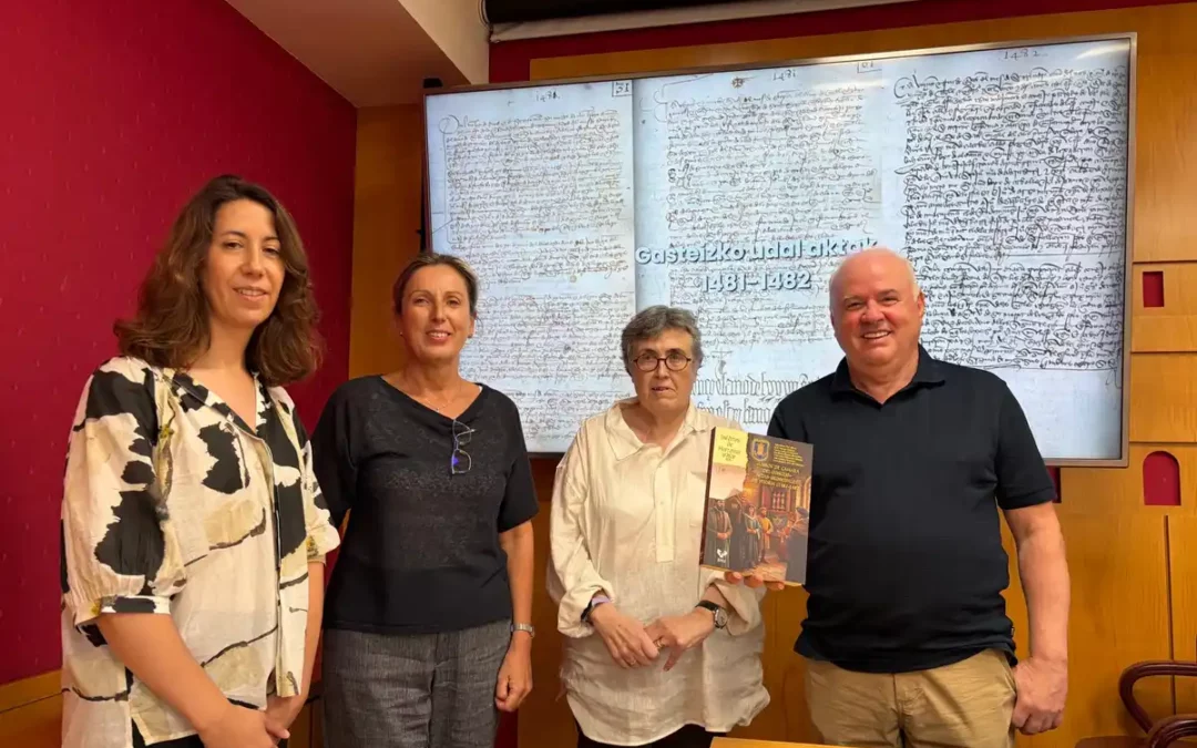 Vitoria-Gasteiz publica un nuevo volumen de sus actas medievales que revela cómo se gobernaba la ciudad entre 1481 y 1482