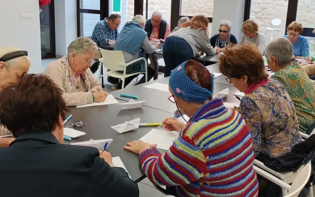 Medio centenar de mayores de Laguardia participan en el proyecto ‘Biasteri Zurekin’ contra la fragilidad social
