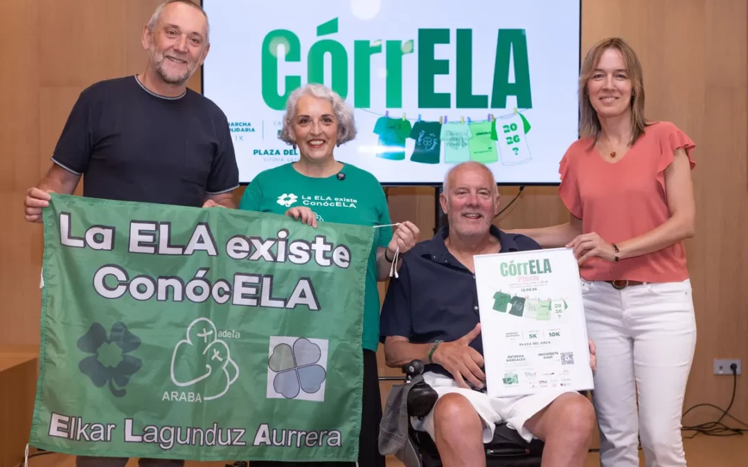 La carrera solidaria CórrELA celebrará su quinta edición el 13 de septiembre para apoyar a las personas con ELA