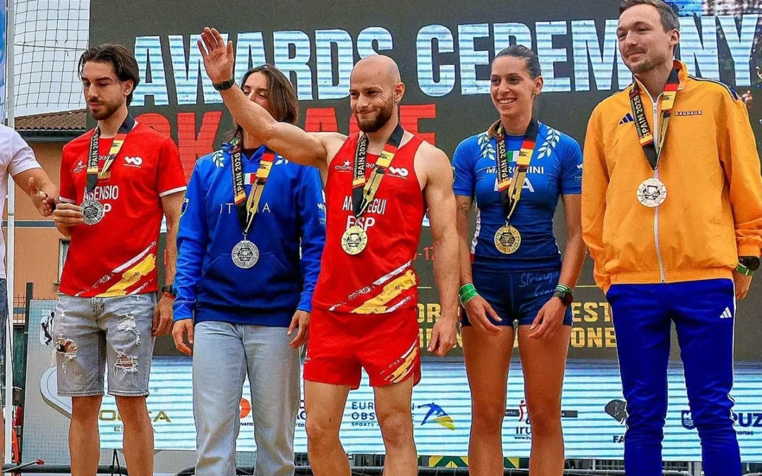 Albán Ansotegui, de Lanciego, campeón de Europa y de España de carreras de obstáculos OCR