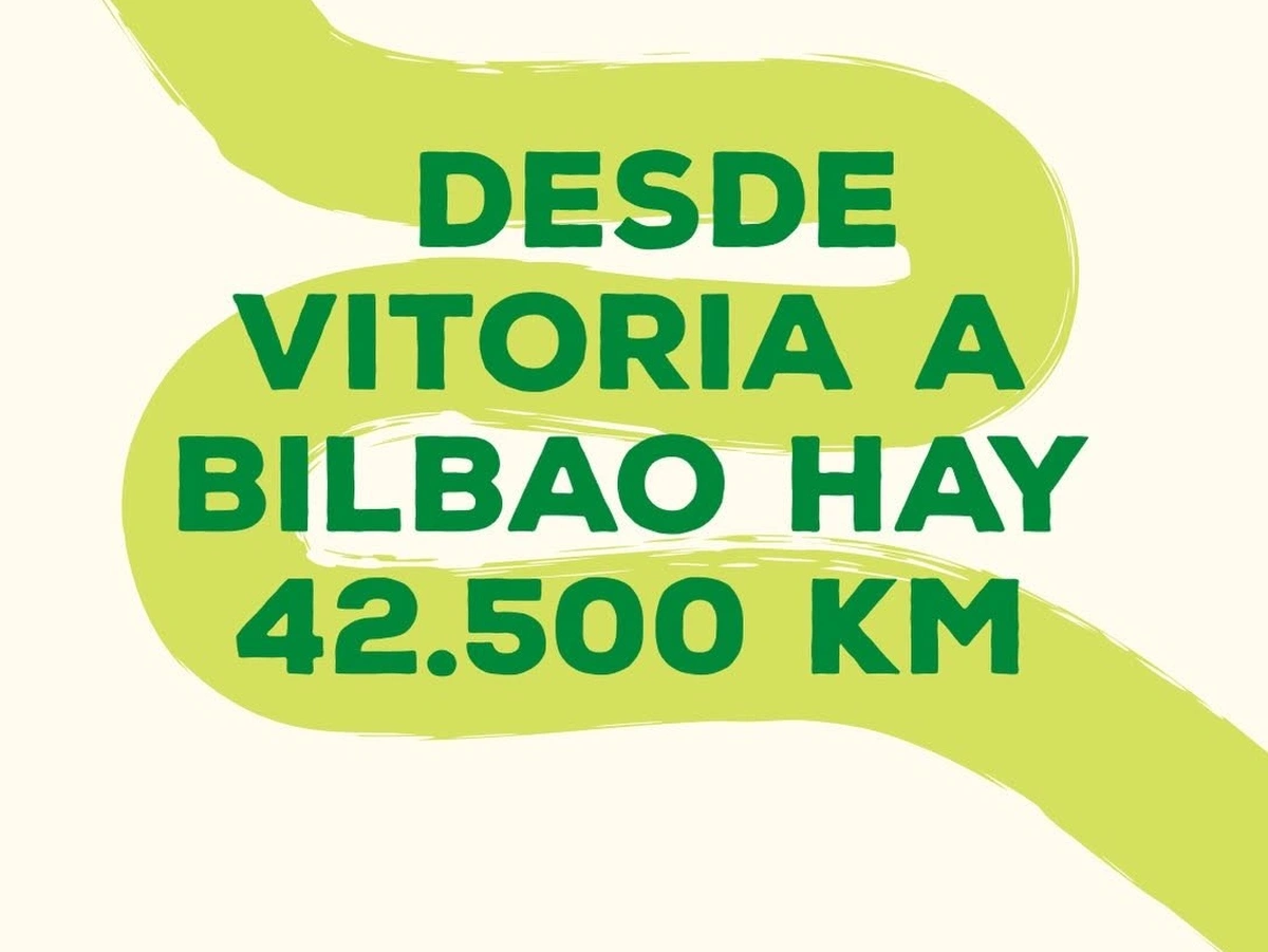 Campaña Desde Vitoria a Bilbao de Aspanafoa Kai Nakai y familias de Aspanafoa en la campaña Desde Vitoria a Bilbao