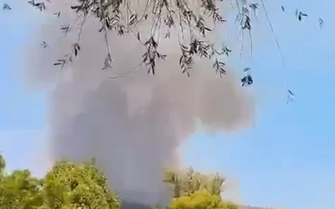 Un incendio moviliza a los bomberos en Arza, junto a Artziniega (actualizada)