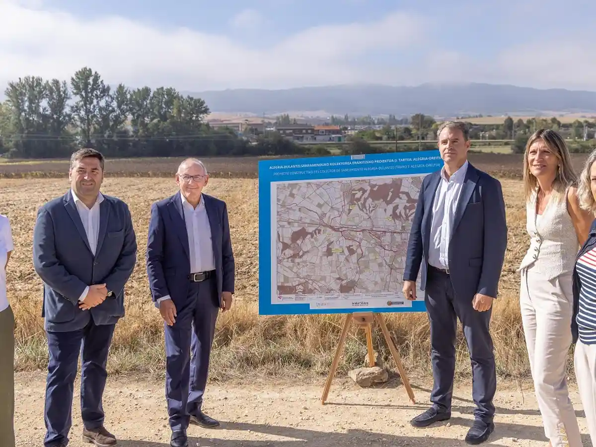 Dfa Dulantzi _Colector Oreitiasolo_ Infraestructura de saneamiento en Alegría-Dulantzi y la Llanada Alavesa Oriental