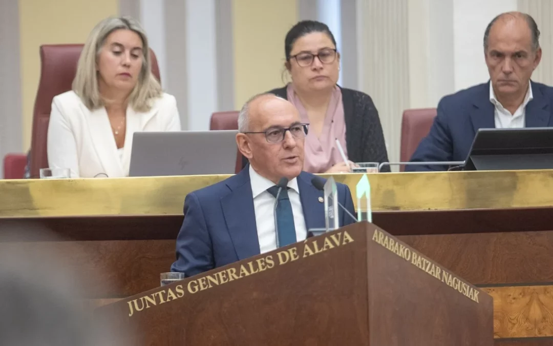 Ramiro González anuncia un centro de innovación ferroviaria en Laudio, 100 nuevas plazas de cuidados y la ampliación de Arasur
