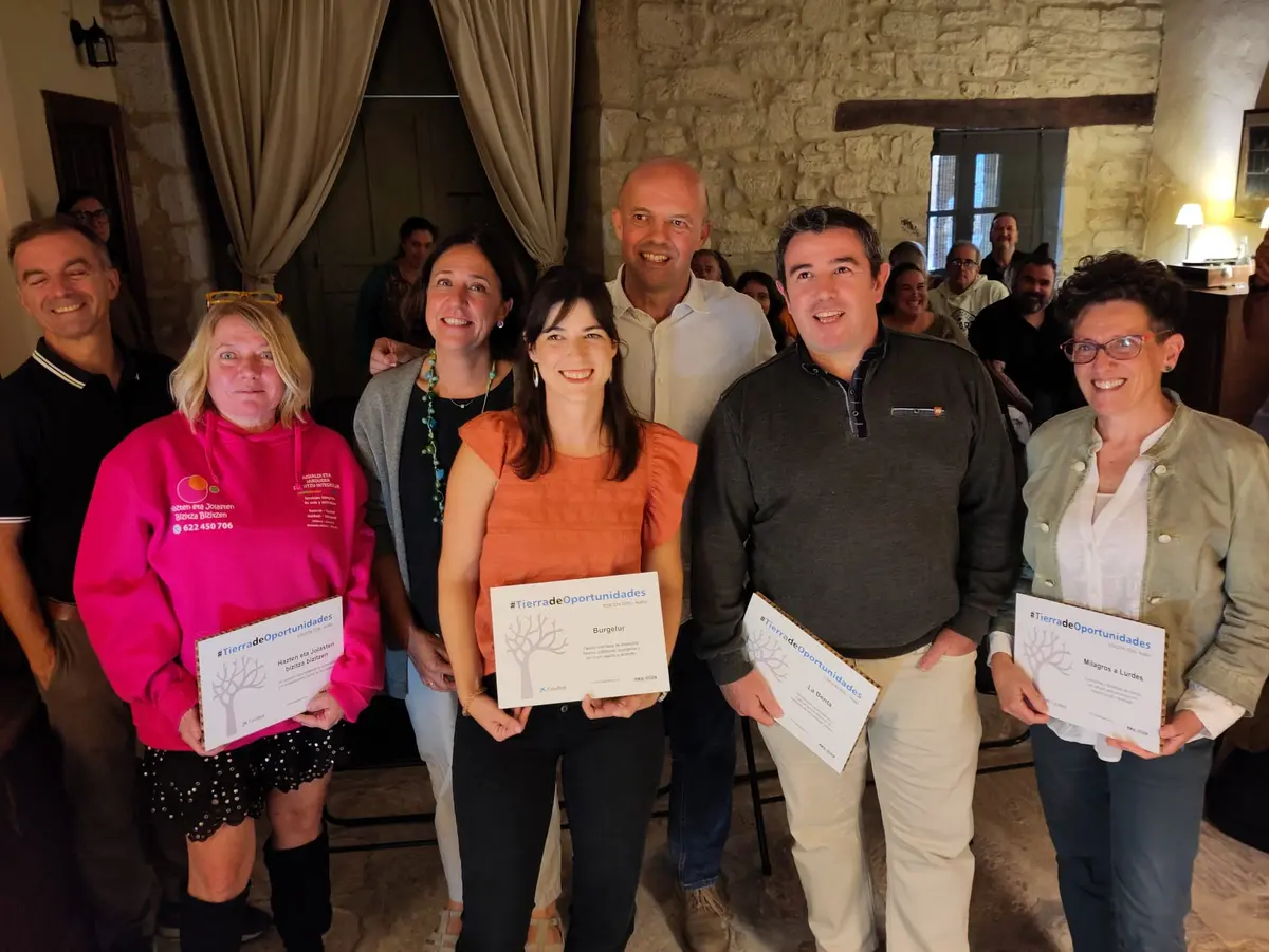 Proyectos alaveses premiados en Tierra de Oportunidades 2026 Proyectos alaveses premiados en Tierra de Oportunidades 2026