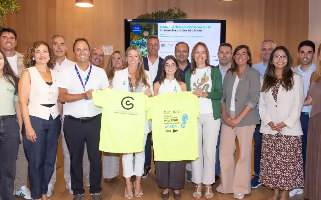 La XII Marcha Contra el Cáncer recorrerá Vitoria-Gasteiz el 4 de octubre