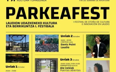 Parkea Kultura Topagunea abre el 1 de octubre en Laudio con un fin de semana repleto de actividades