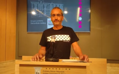 David Rodríguez se postula como precandidato de Podemos a diputado general de Álava