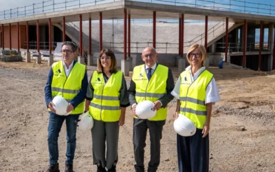 Completada la estructura de la sede de EDA Drinks & Wine Campus en Laguardia