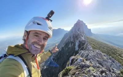 Eneko Pou enlaza en un día, en solitario y sin cuerda las aristas de Palomares, Peña Karria y Txindoki