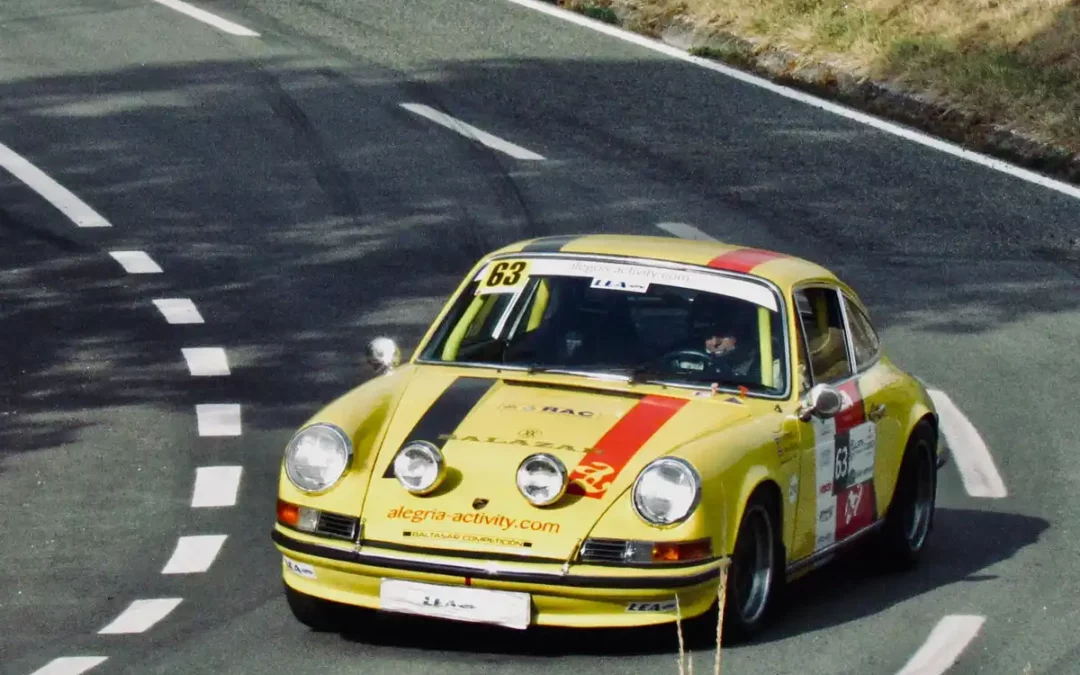 Esteban García Campijo, 46º en la Subida a Urbasa con su Porsche 911 T