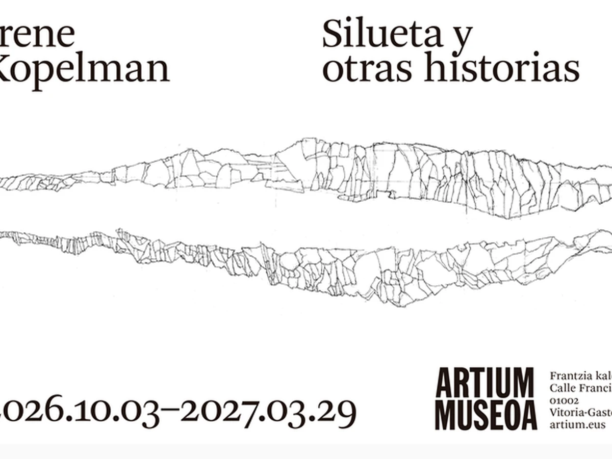 Irene Kopelman: Silueta y otras historias en Artium Museoa Peña Carrias en Álava, formación geológica investigada por Irene Kopelman