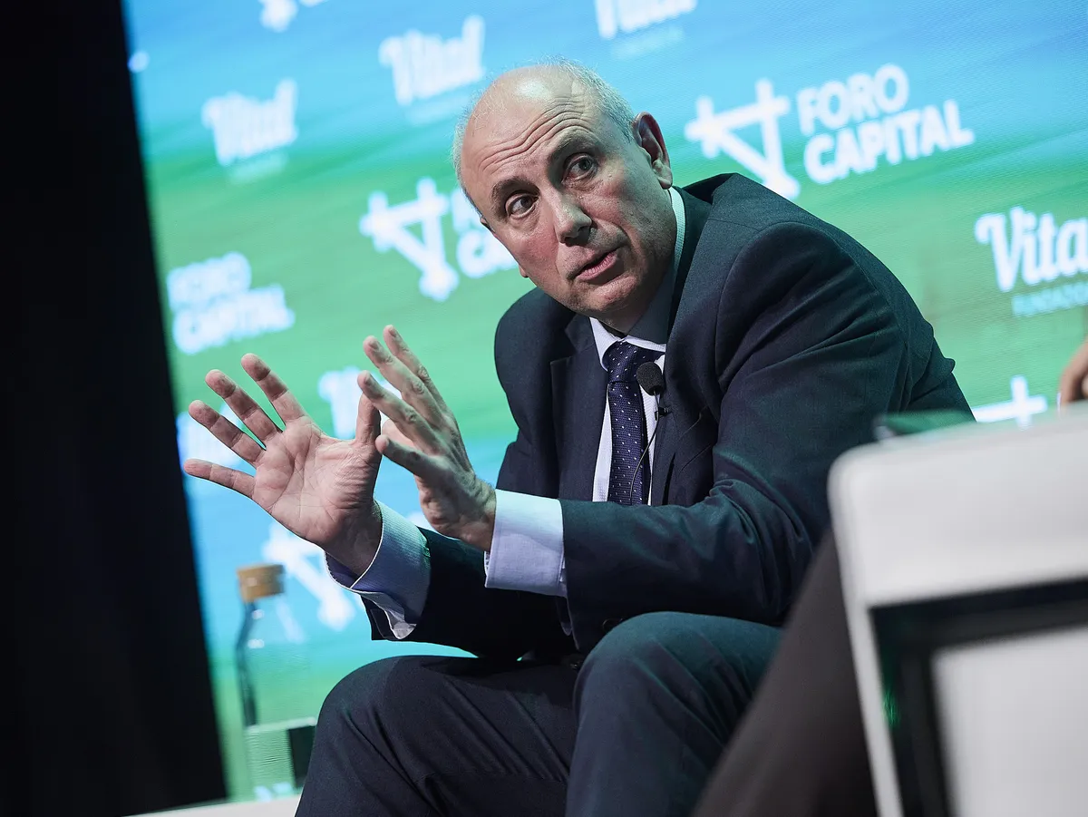 César Moñux en Foro Capital César Moñux durante su intervención en el Foro Capital de Fundación Vital en ARKABIA