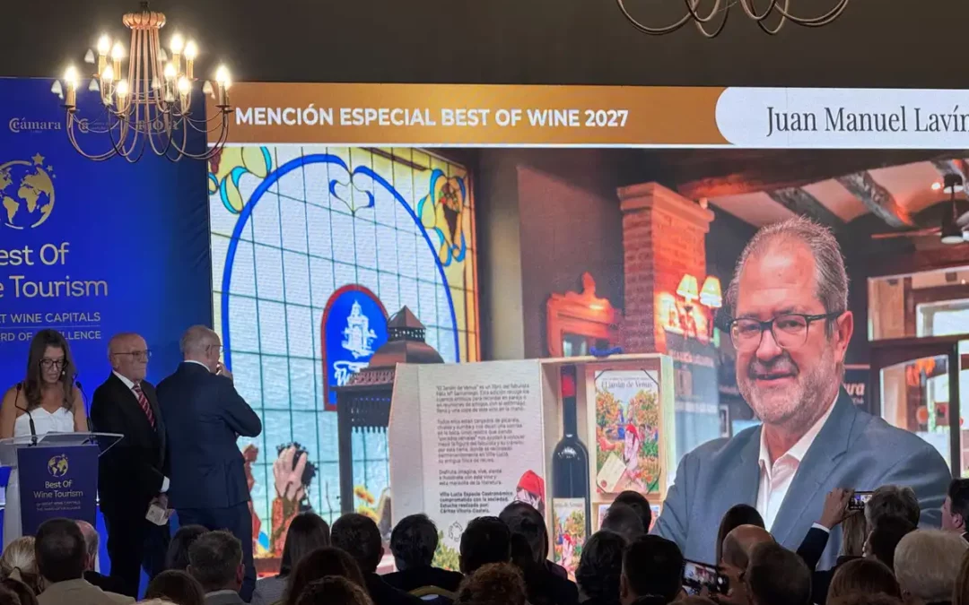 El Hotel Palacio de Samaniego y la Fundación MAGA, premiados alaveses en los Best Of Wine Tourism 2027