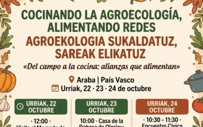 Álava reunirá a medio centenar de productores agroecológicos y cocineros de Italia, Portugal y otras comunidades